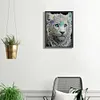 【Clearance Sale】White Tiger-Partial Special Shaped Diamond Painting 30*40CM