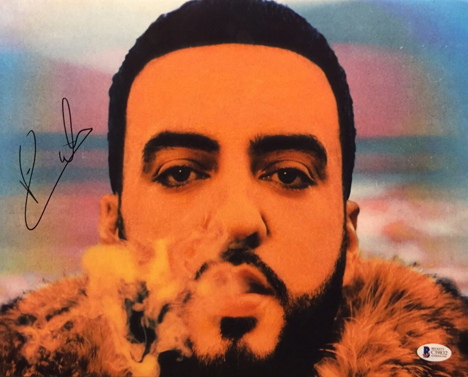 French Montana Signed 11x14 Photo Poster painting *ASAP Rocky *DJ Khaled BAS C39832