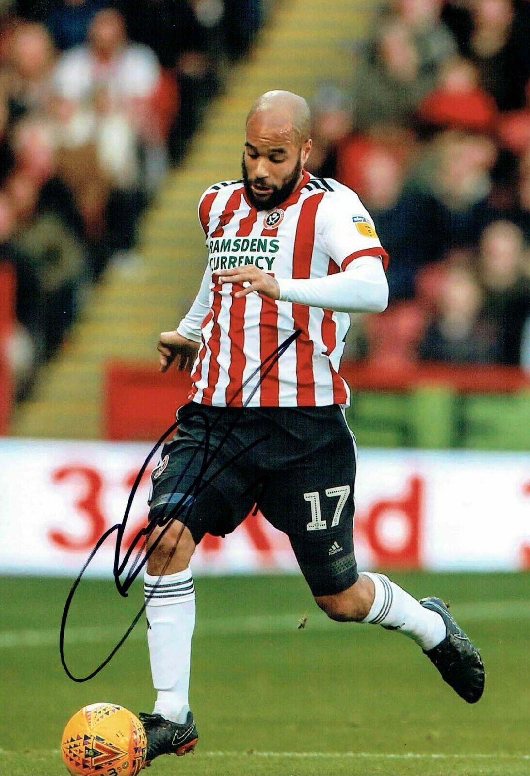 David McGOLDRICK Sheffield United Signed Autograph 12x8 Photo Poster painting 2 AFTAL COA SUFC