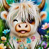 uk.everydayedeals (Limited Stock)Cross Stitch - 11ct Stamped - Dessin anim&eacute; (40*40cm)