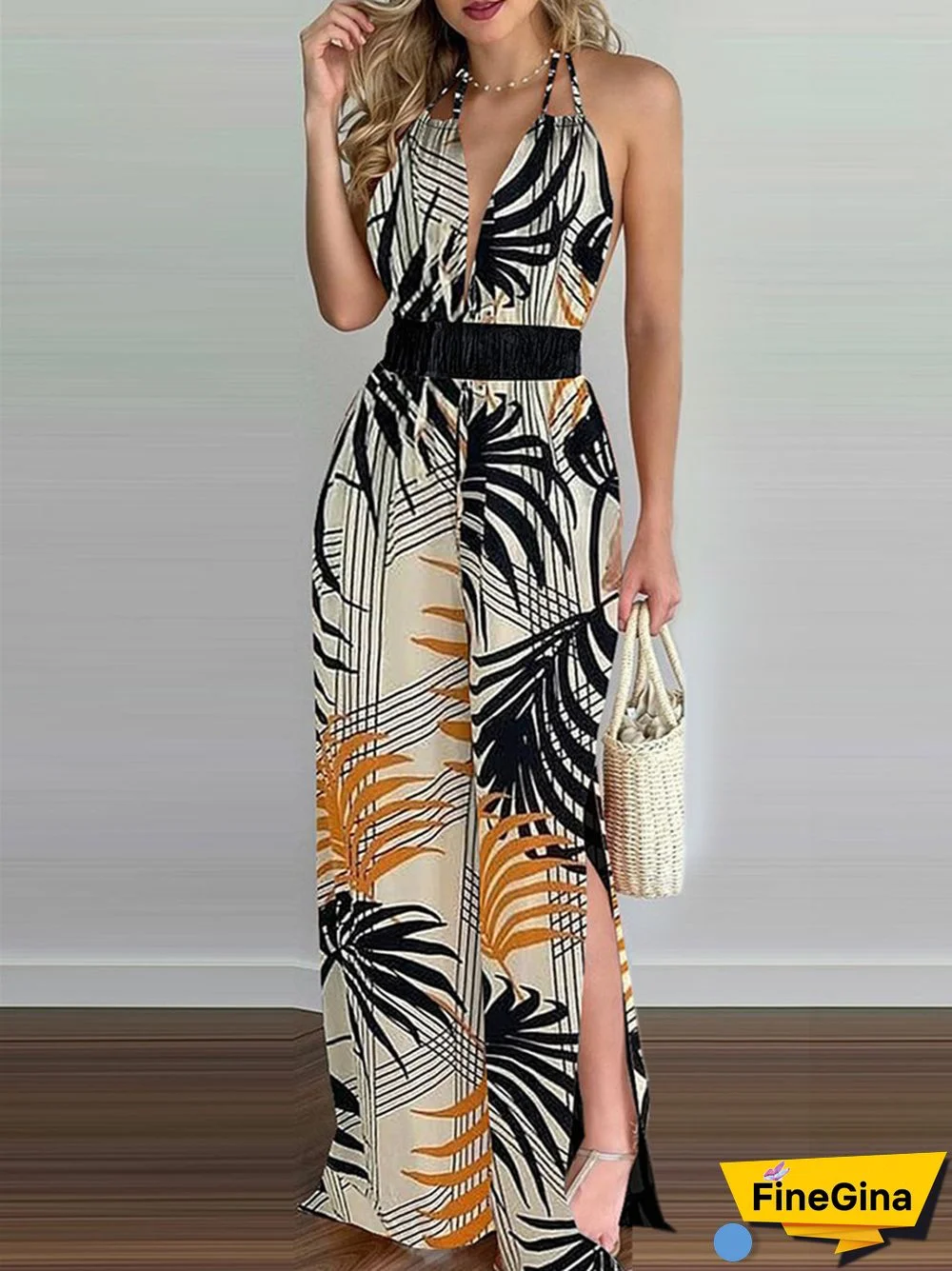 New Dress Digital Print Colorful One-piece Girl