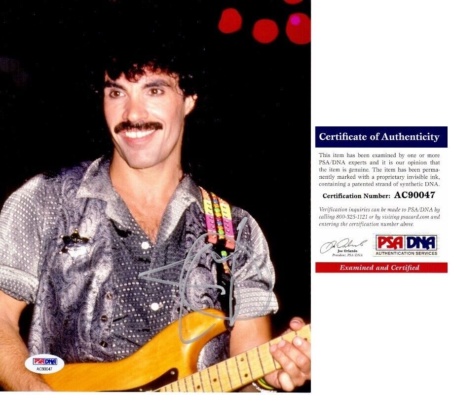 John Oates Signed Hall & Oates Guitarist 8x10 inch Photo Poster painting with PSA/DNA COA