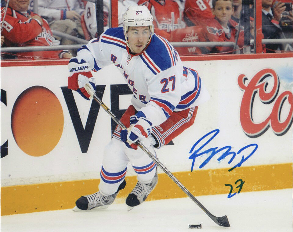 New York Rangers Ryan McDonagh Autographed Signed 8x10 NHL Photo Poster painting COA B