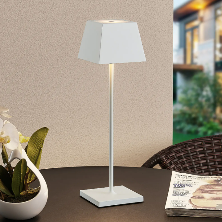 Square Pyramid Rechargeable Table Lamp - Appledas