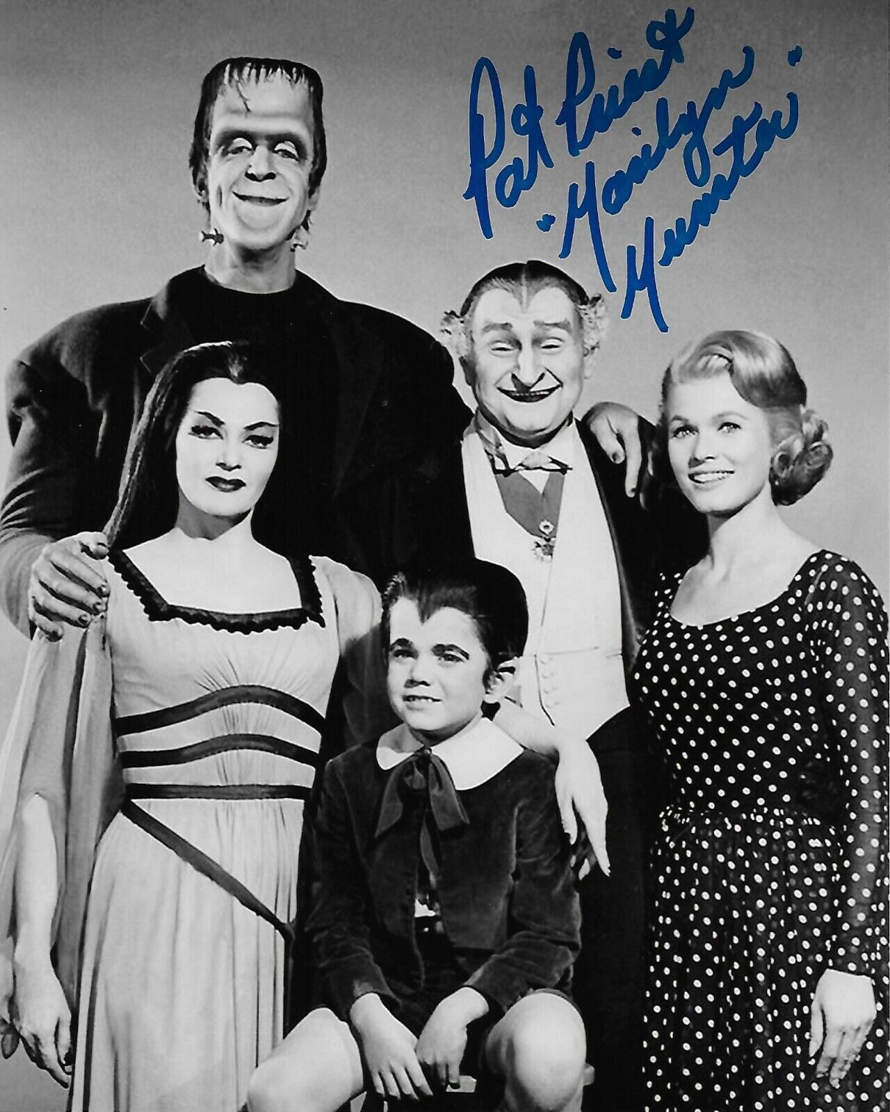 Pat Priest The Munsters Original Autographed 8X10 Photo Poster painting #28