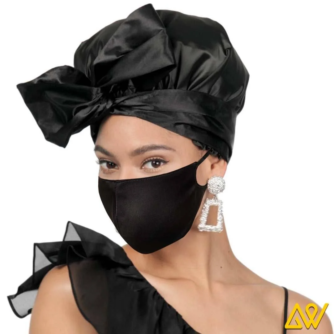 Face cover with Satin Lining- K0002