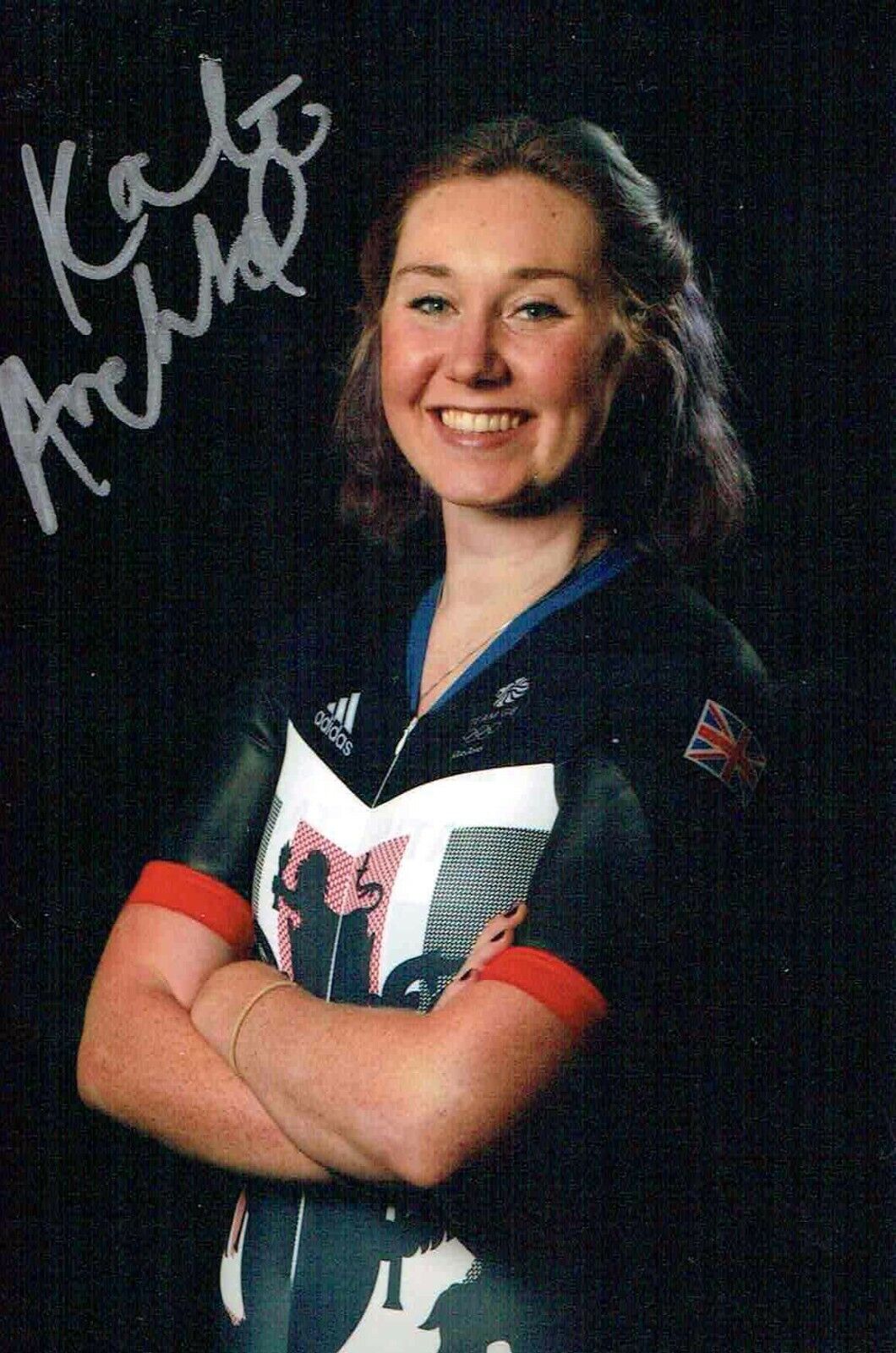 Katie ARCHIBALD Autograph Signed Photo Poster painting 1 AFTAL COA GB Scottish Track Cyclist