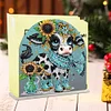 Diamond Painting Acrylic Cow Napkin Holder Set Home Decor