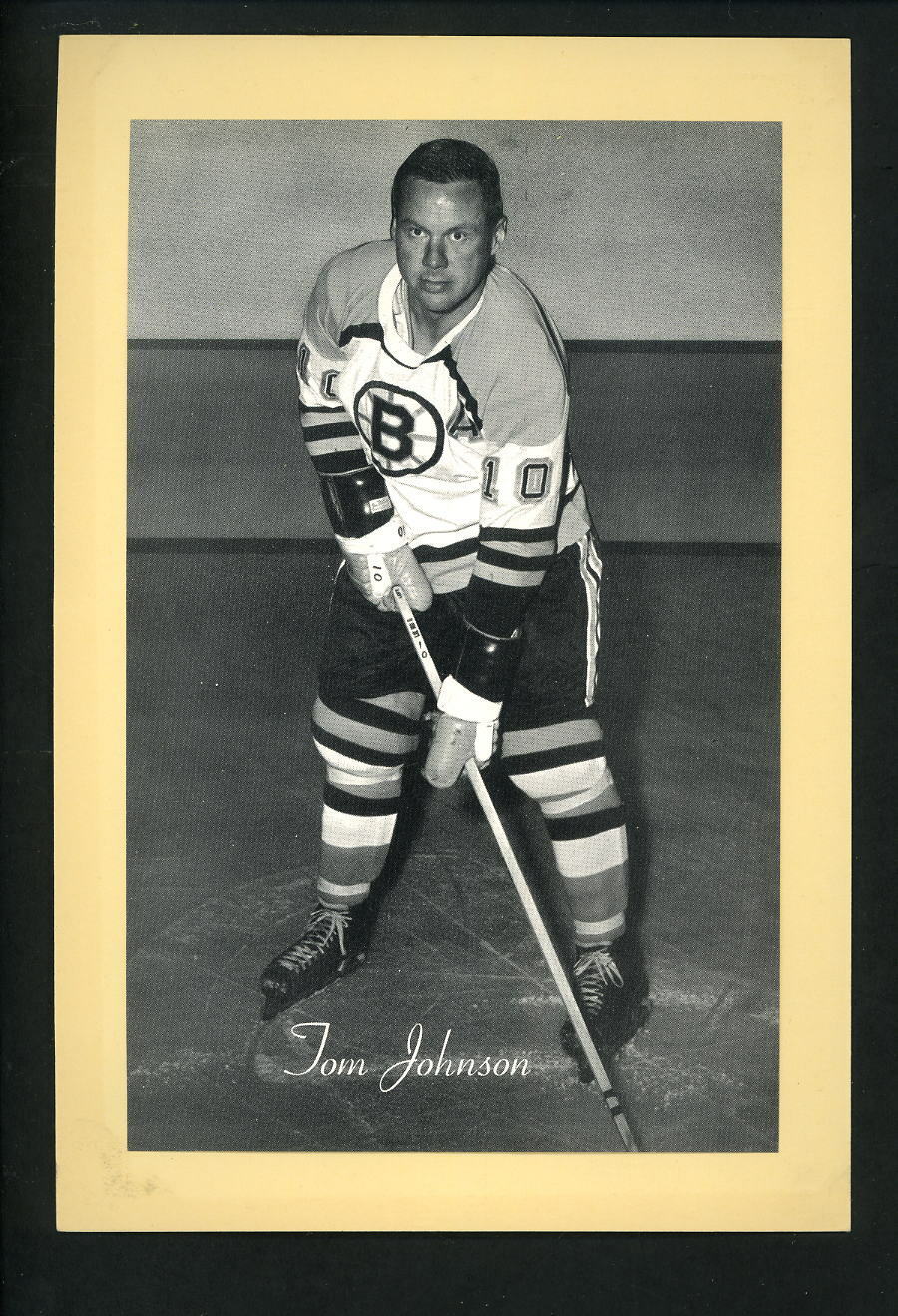 # 35 Tom Johnson 1944-63 Beehive Group 2 Photo Poster paintings Boston Bruins