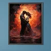 uk.everydayedeals Diamond Painting - Full Round - Sea of Fire Couple(40*50cm)