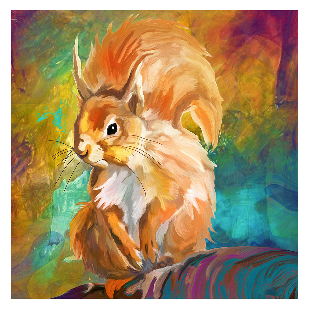 

Squirrel - Round Drill Diamond Painting - 40*40CM, 501 Original