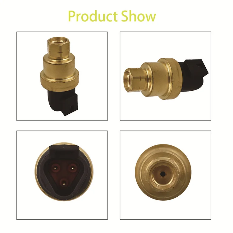 Silscvtt Oil Fuel Pressure Sensor 1611705 161-1705 Replacement for Caterpillar CAT AP-1000D AP-1055D Excavator 325D 330C E325D