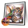 Diamond Painting -DIY Full Round Drill Cat(40*40 CM)