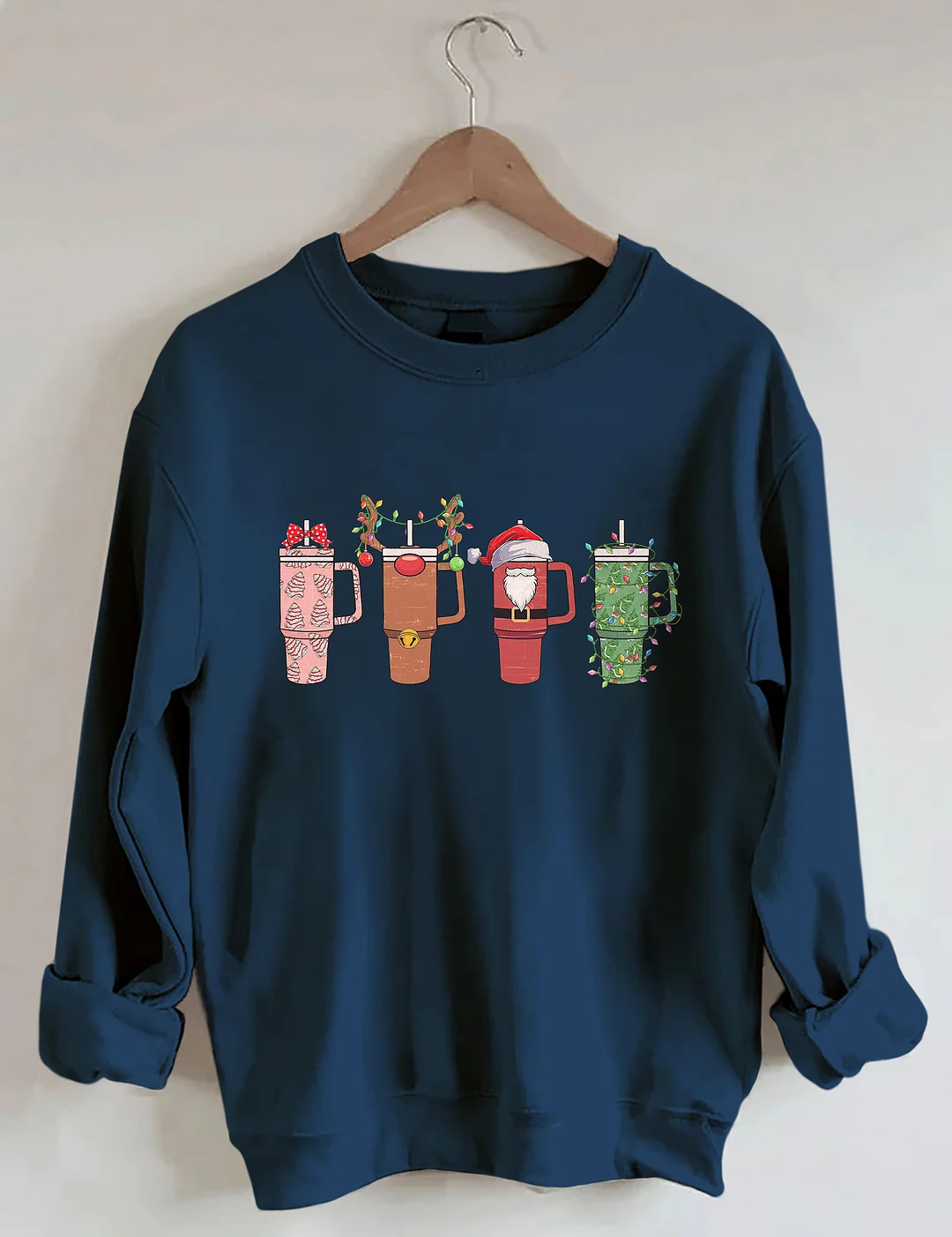 Retro Obsessive Cup Disorder Christmas Sweatshirt