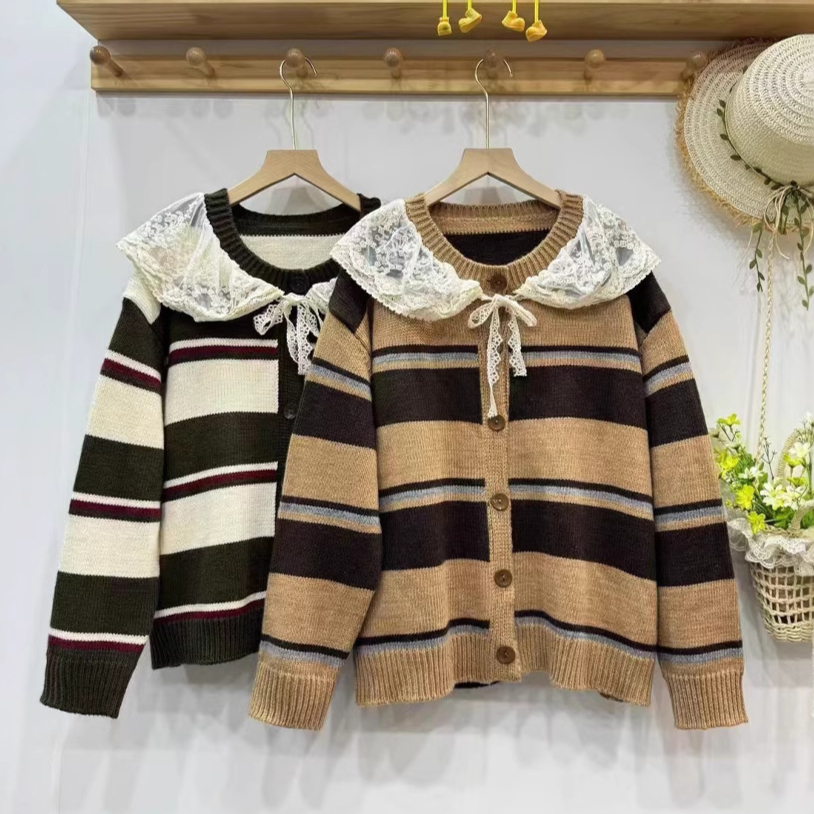 Chicfifth Sweater Women Winter Long Sleeve High Quality Autumn Vintage Top Knitted Cardigan