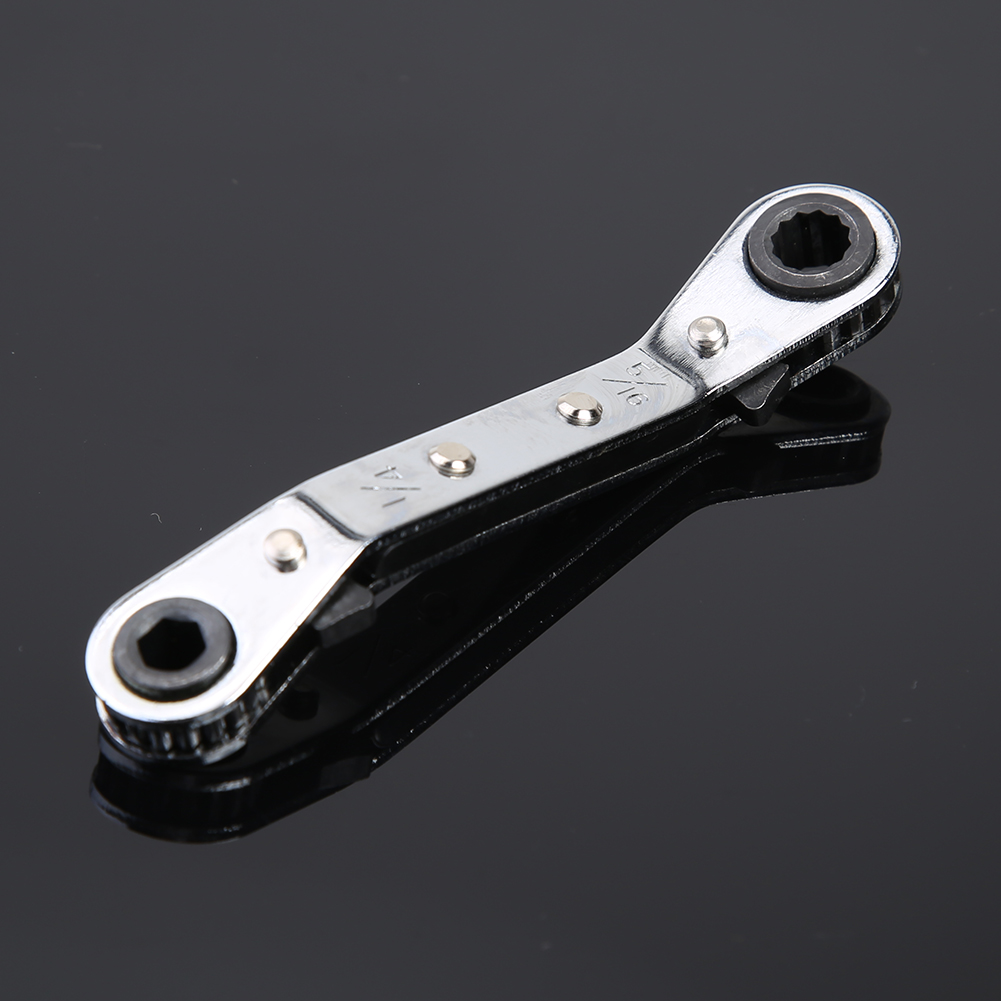

Quick Release Double End Ratchet Wrench Curved British Multi Spanner Wrench, 1/4-5/16, 501 Original