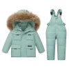 Kid Baby Boy Girl Sets Hooded Down Jackets 2 Pcs