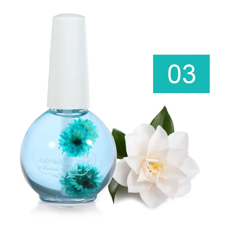 15ml Nail Nourishment Oil Dried Flowers Softener Nutritional Cuticle Oil Treatment Nutritious Gel Polish Nail Care Nail Art Tool-Nail Inspo