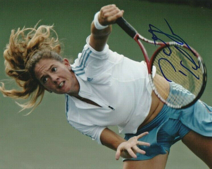 SWISS TENNIS STAR PATTY SCHNYDER SIGNED WTA TENNIS 8x10 Photo Poster painting #2 Autograph PROOF