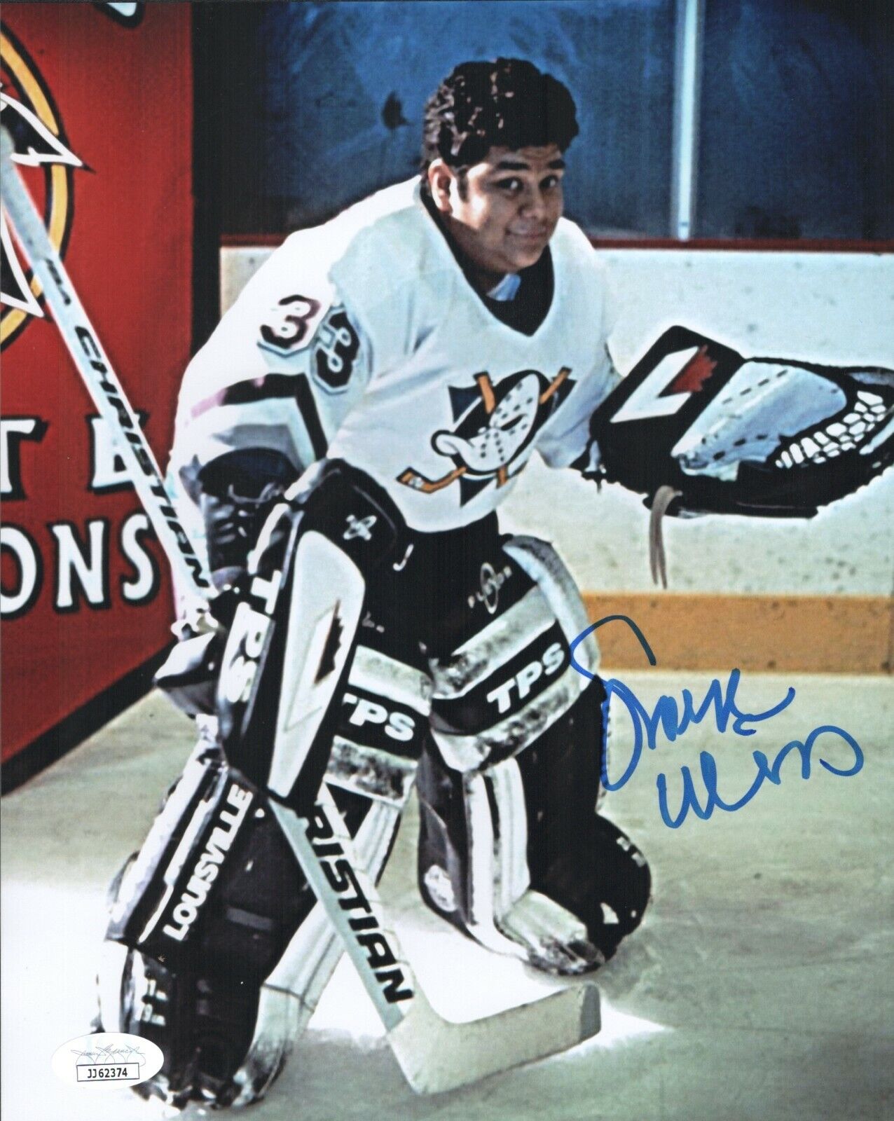 SHAUN WEISS Signed 8x10 Photo Poster painting Greg Goldberg The Mighty Ducks #33 COA JSA Cert