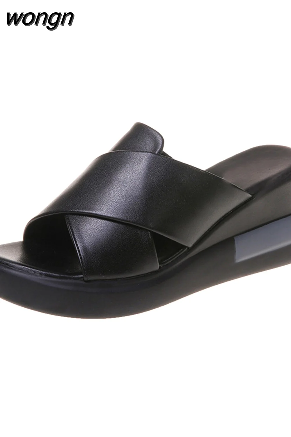 wongn Breathable Women's Sandals Summer 2023 New Elegant Outdoor Womens Sandals Soft Slip On Footwear Shoes For Women Female