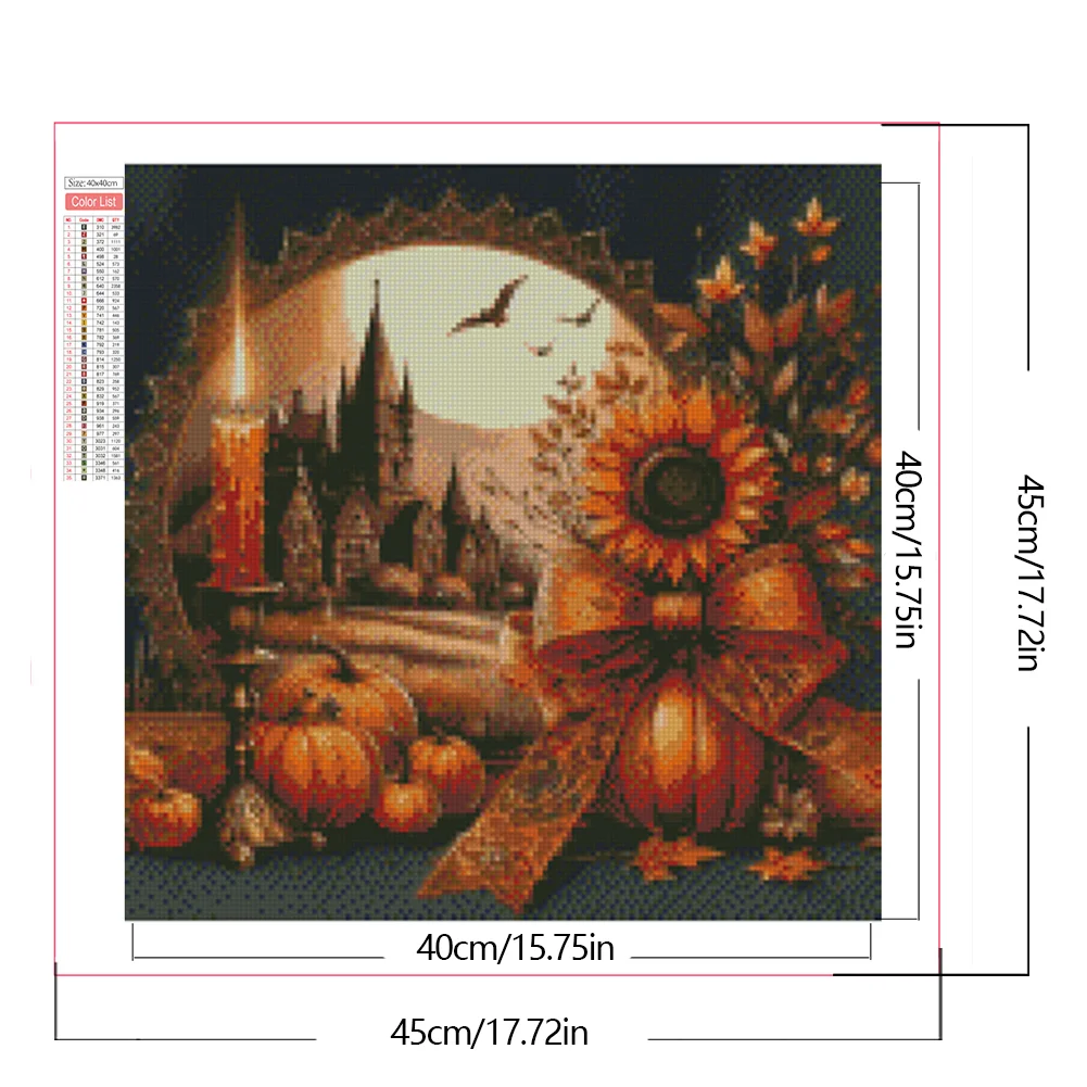 Full Square Diamond Painting 45*45cm - Autumn Harvest