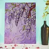 Kits d&rsquo;art bricol&eacute;s en perles perl&eacute;es violettes pour adultes d&eacute;coration murale avec cadre 30x40cm