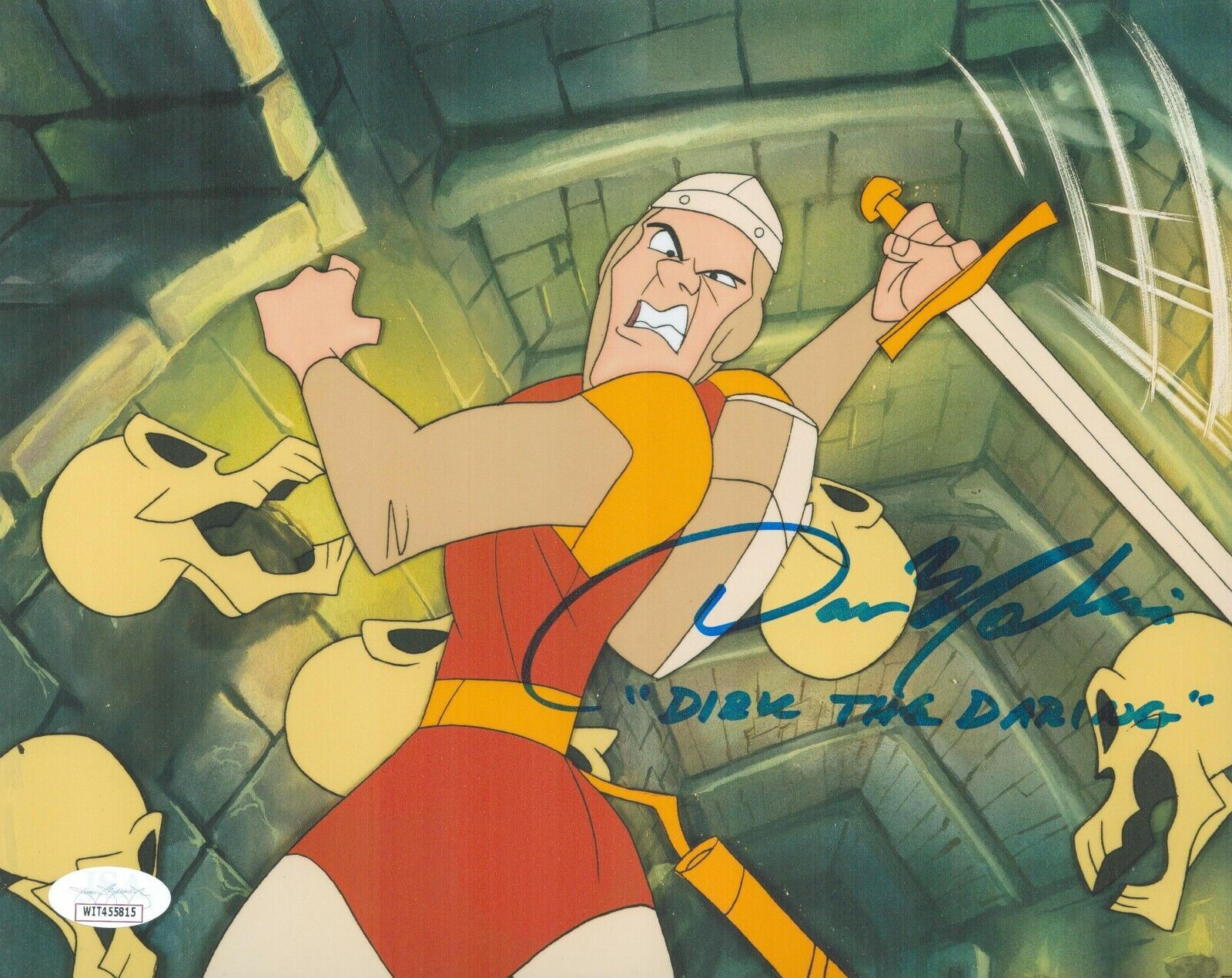 Dan Molina Hand Signed 8x10 Dragon's Lair Authentic Autograph JSA COA WIT