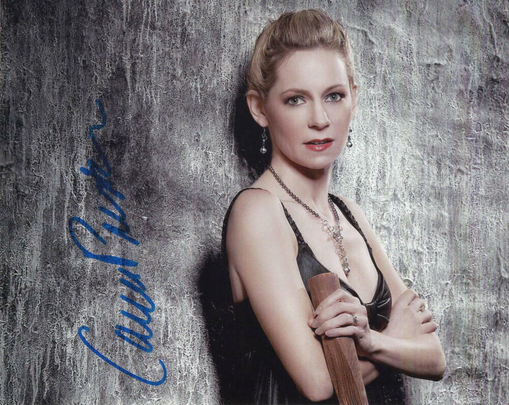 CARRIE PRESTON SIGNED AUTOGRAPH 8X10 Photo Poster painting - ARLENE TRUE BLOOD, THE GOOD WIFE