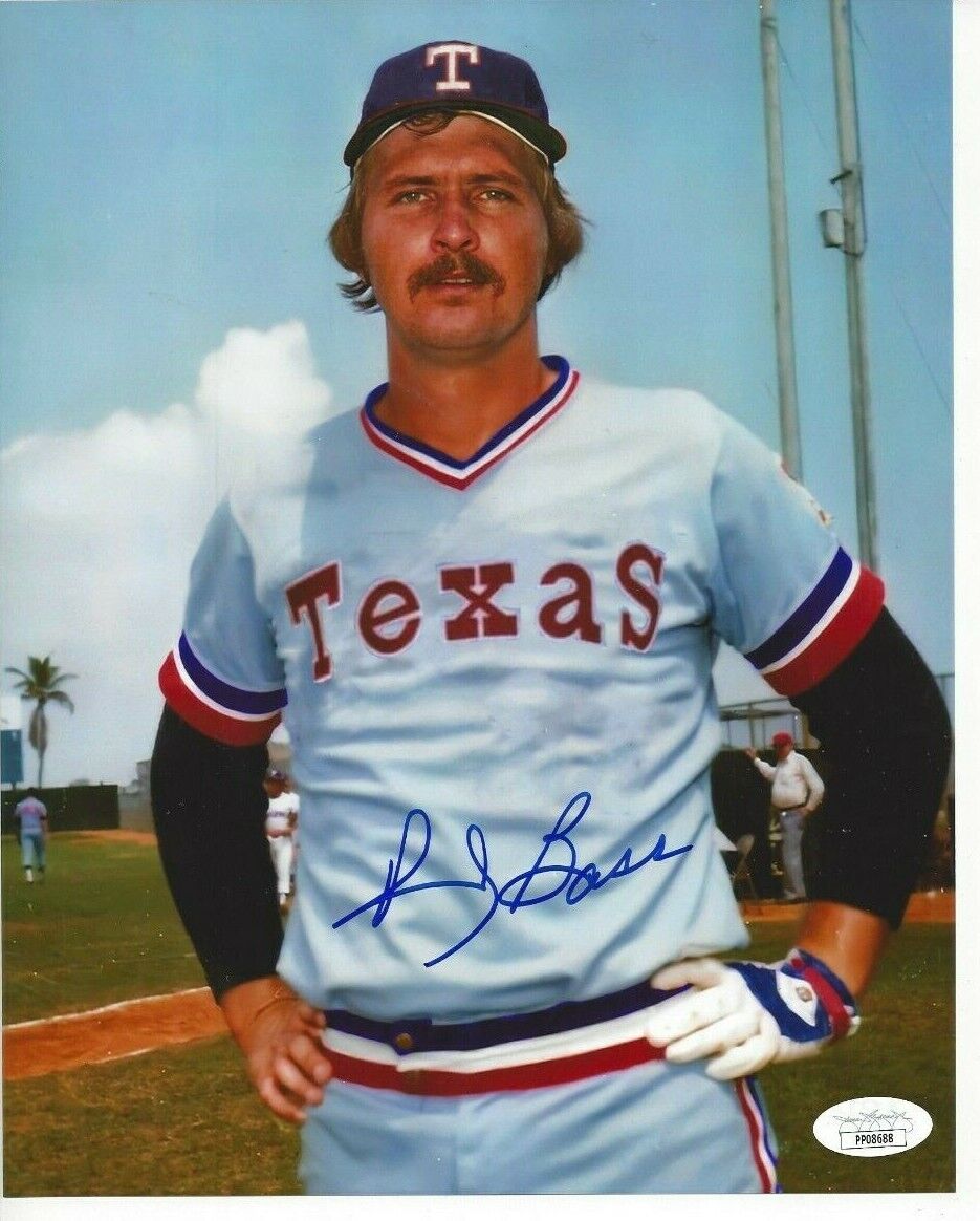 Randy Bass Autographed 8x10 Texas Rangers Japan Rare JSA  Shipping