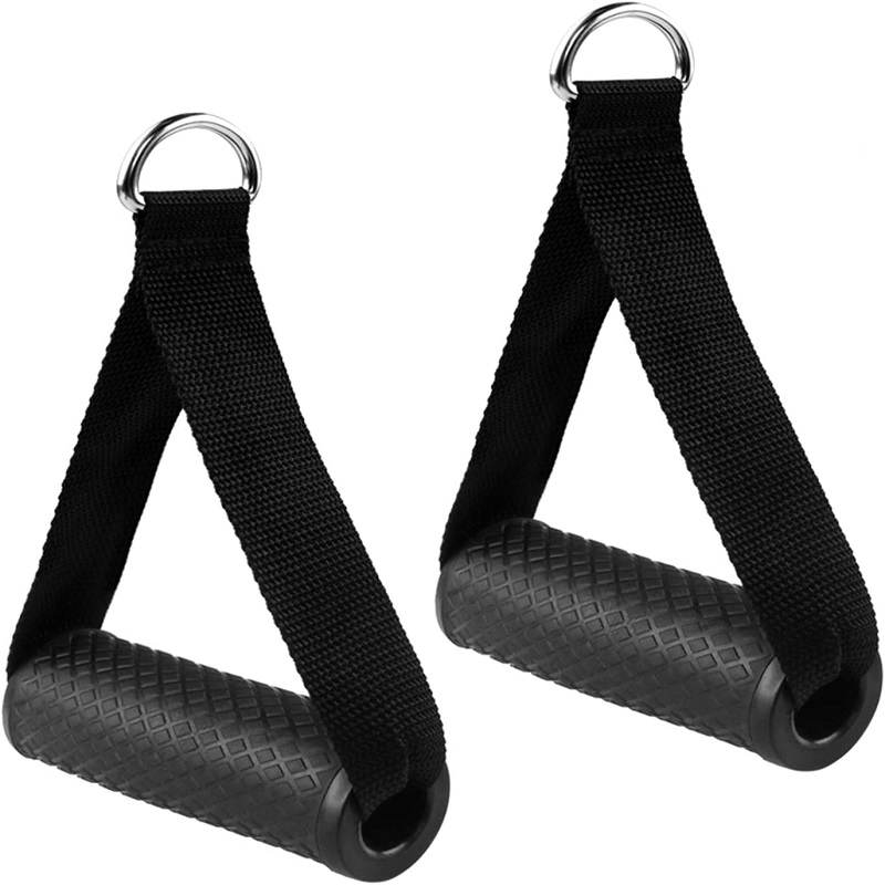 

1 Pair Elastic Rope Tensioner Handle D-Type Buckle Gym Handle Accessories, 501 Original