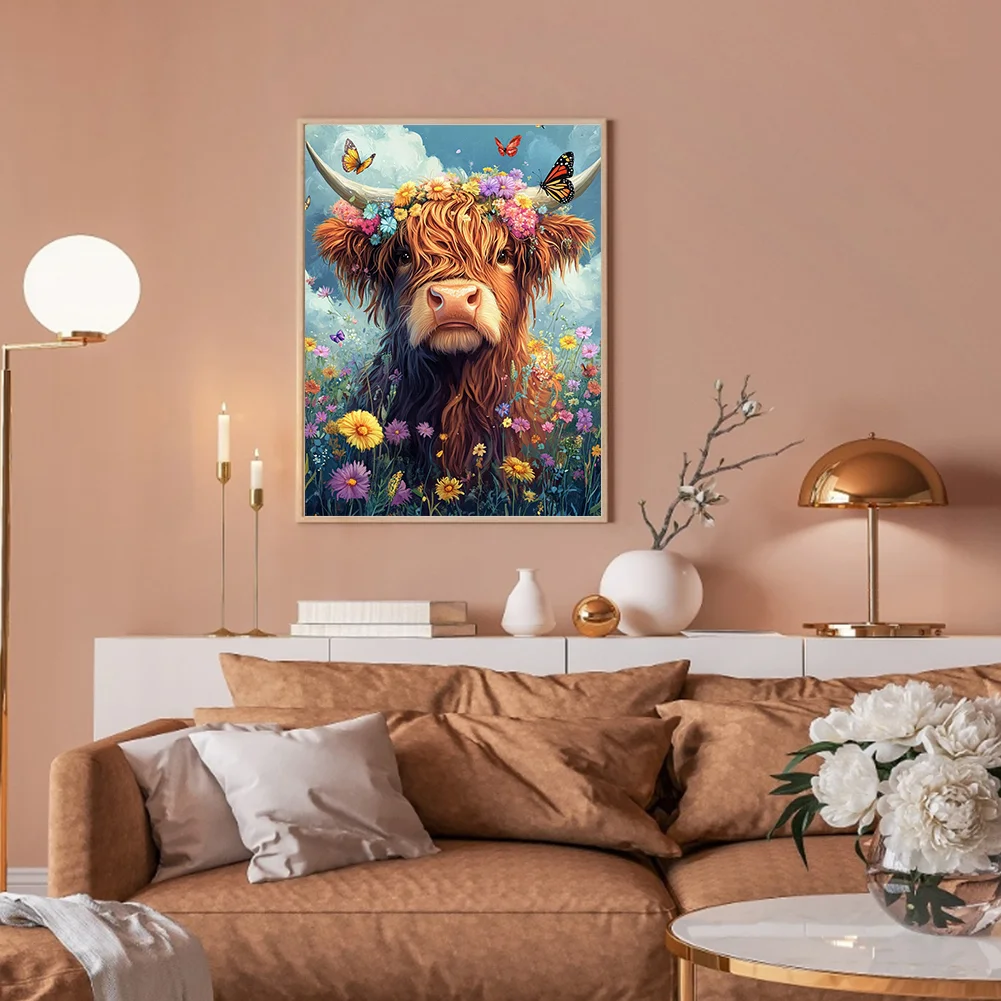 Diamond Painting - Full Round Drill - Flower Yak(Canvas|30*40cm)