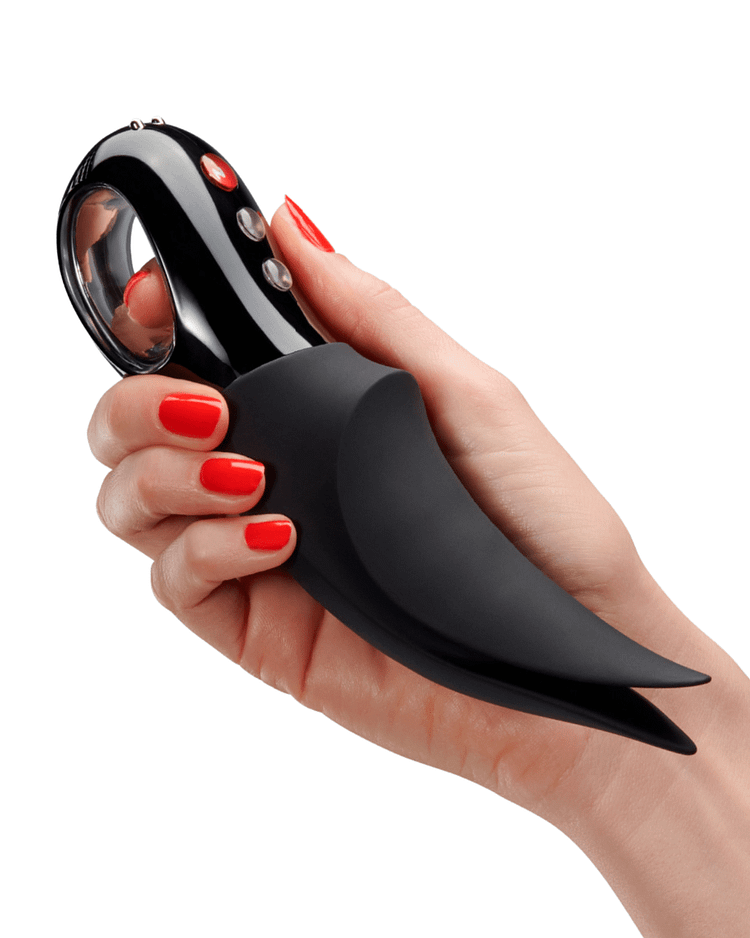 pornhint Pornhint Fun Factory Volta Black Line External Vibrator - Black