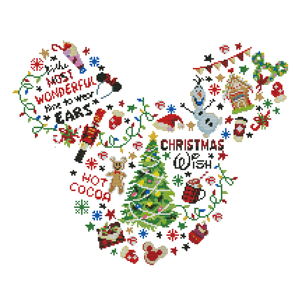 

Cartoon - 11CT Stamped Cross Stitch - 46*56CM, 501 Original