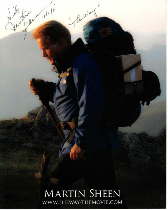 MARTIN SHEEN Autographed Signed THE WAY Photo Poster paintinggraph - To Nick