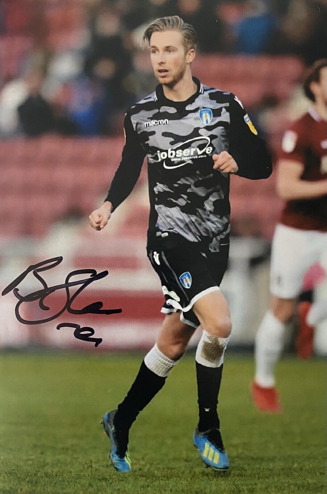 Ben Stevenson Genuine Hand Signed Colchester United 6X4 Photo Poster painting 3