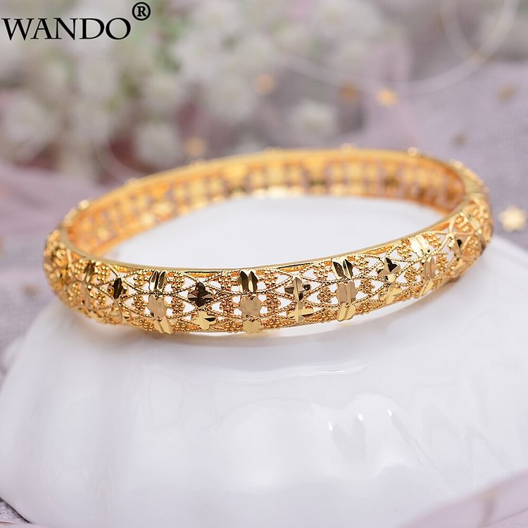 Ethiopian Jewelry Gold Color Bangles Dubai Gold Bangles For African Bangles