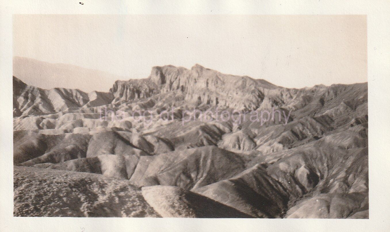 RUGGED TERRAIN Found Photo Poster paintingGRAPH bwAmerican West VINTAGE 810 5 K