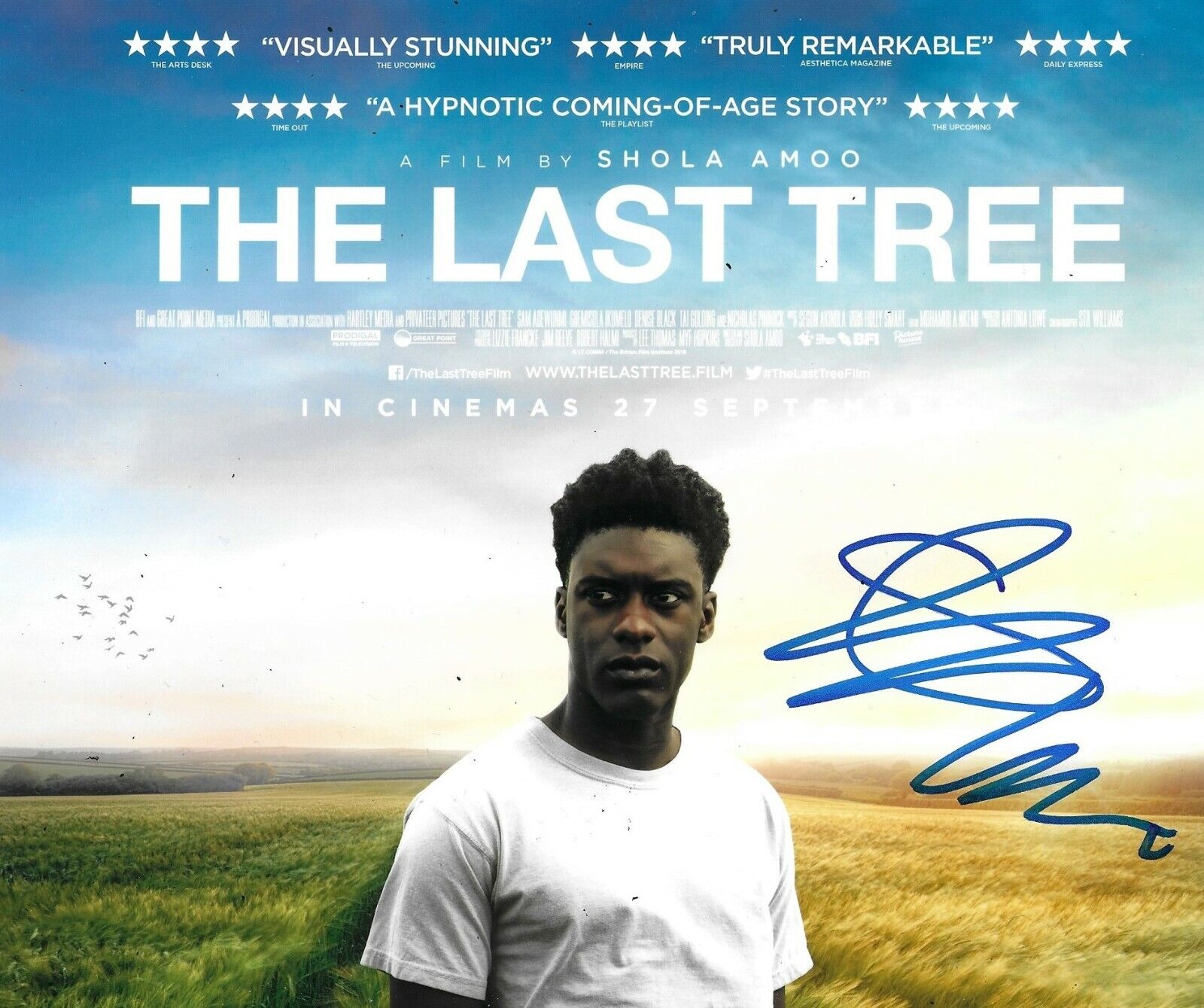 Sam Adewunmi Signed The Last Tree 10x8 Photo Poster painting AFTAL