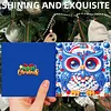 12Pcs Diamond Painting Owl Santa Claus Greeting Card Set with Envelope