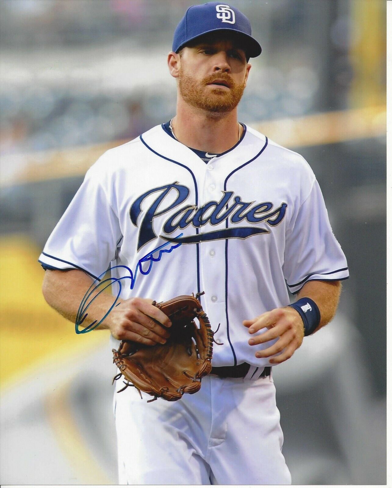 Logan Forsythe Autographed 8x10 San Diego Padres#S670