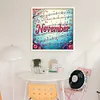 November-18CT Stamped Cross Stitch 25*25cm/9.84*9.84in tapestrymarket