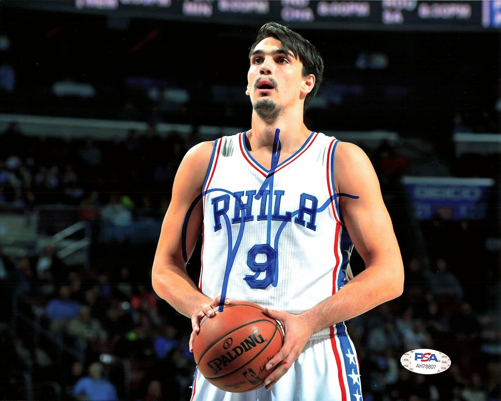 Dario Saric signed 8x10 Photo Poster painting PSA/DNA Philadelphia 76ers Autographed