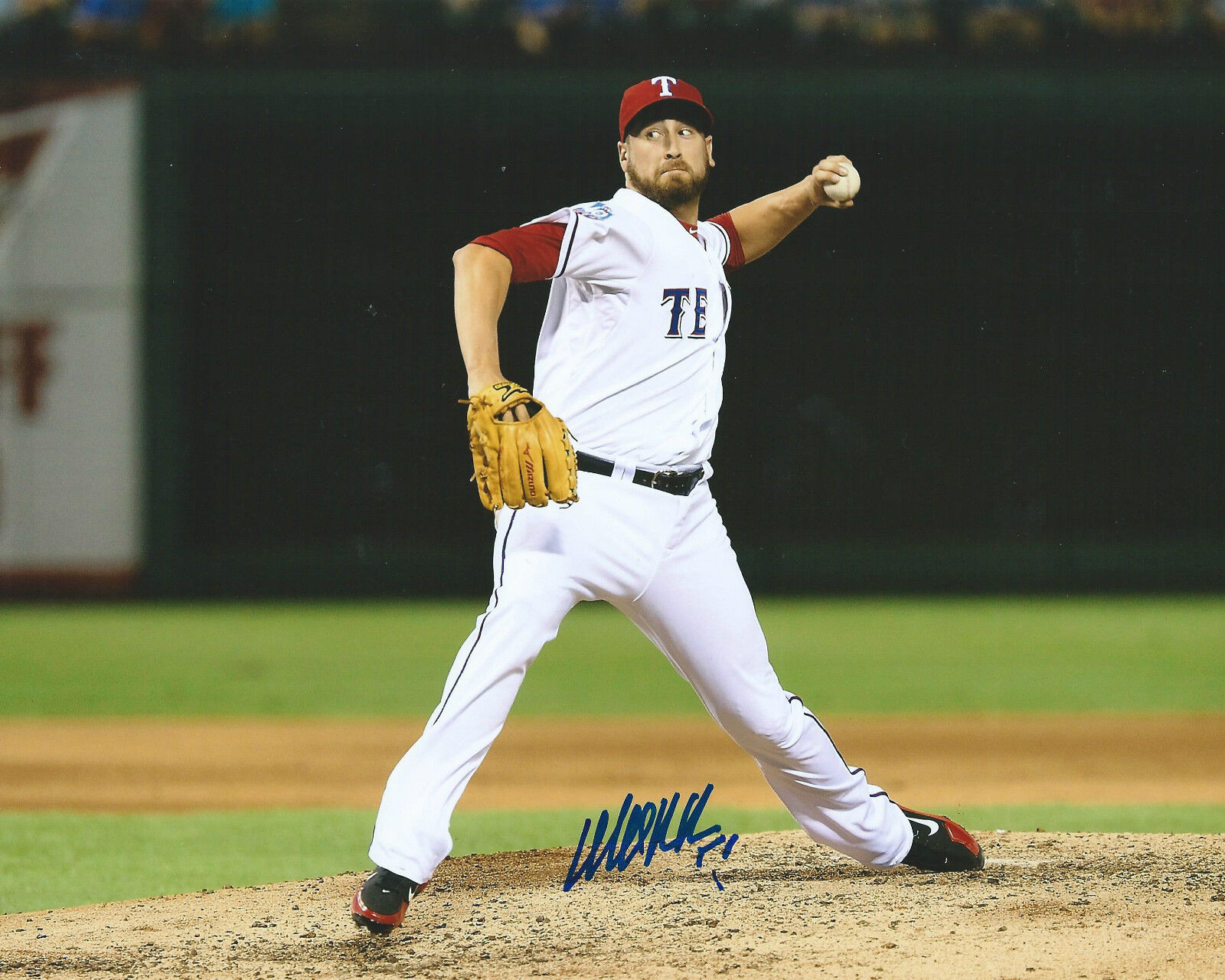 **GFA Texas Rangers *MICHAEL KIRKMAN* Signed 8x10 Photo Poster painting M3 COA**