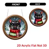 Cat DIY Diamond Painting Hanging Pendants Acrylic Crafts Kit for Home Wall Decor