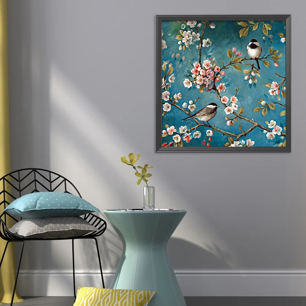 11ct Stamped Cross Stitch - Bird Branch(45*45cm)