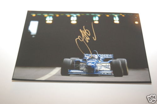 Famous F1 Driver Olivier Panis signed Photo Poster painting.