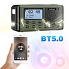 10000mAh Emergency Radio Solar/Hand Crank Charging Multifunctional DAB FM Radio