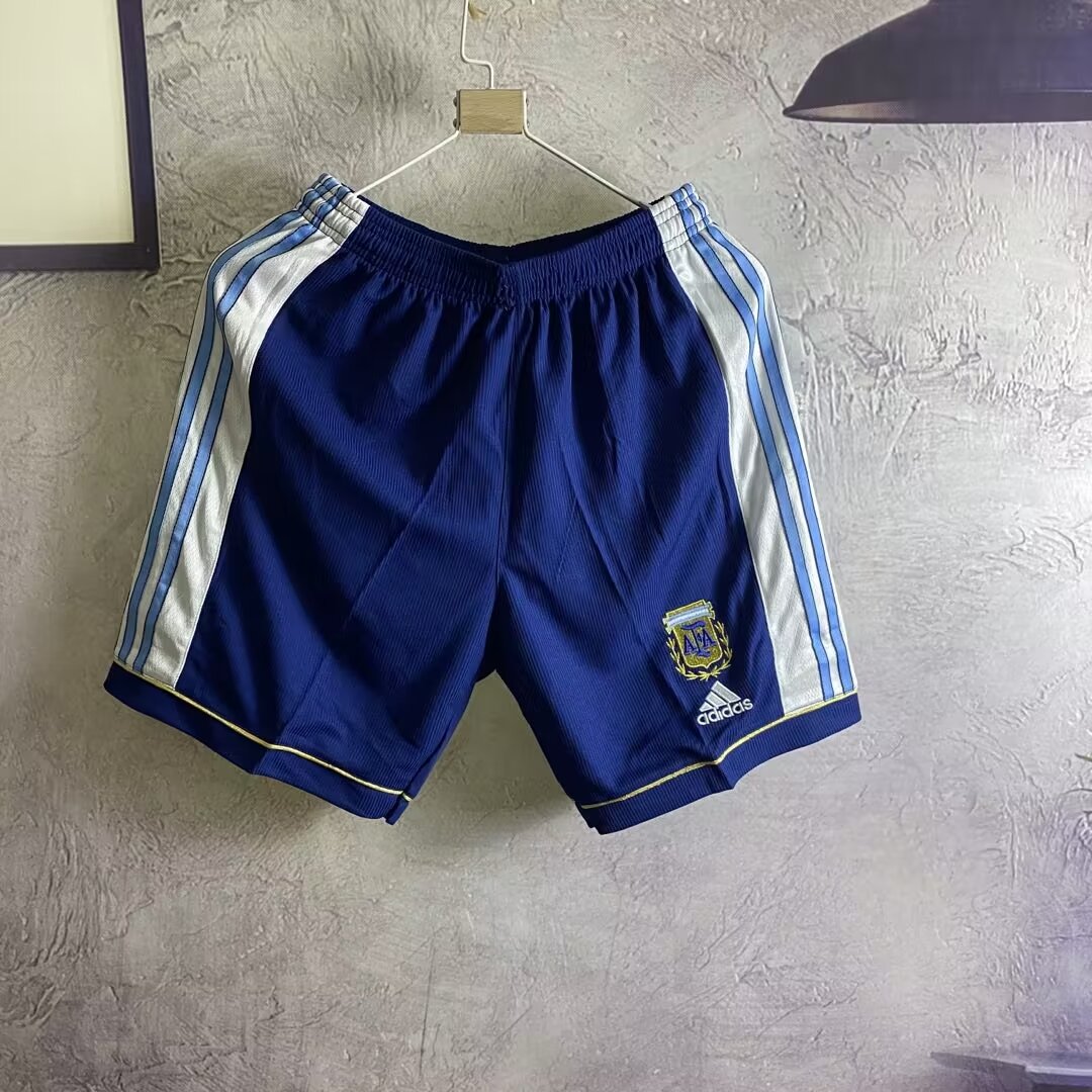 Retro 1998 Argentina away Shorts Football Thai Quality