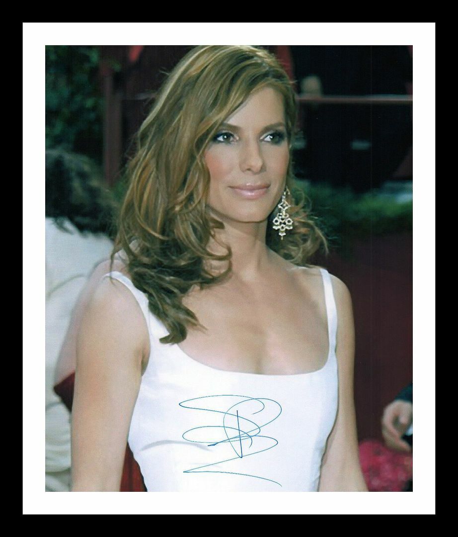 Sandra Bullock Autograph Signed & Framed Photo Poster painting 1